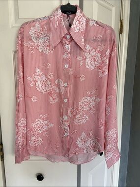 Kate C. Floral stripe Blouse